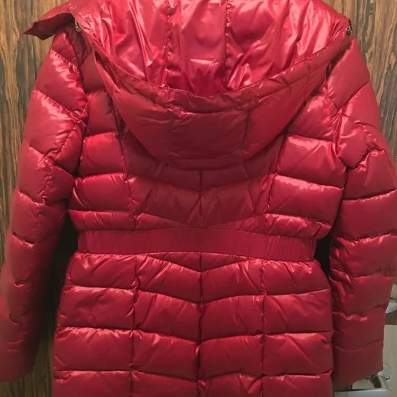 Calvin Klein Red Puffer Jacket - Picture 2 of 11